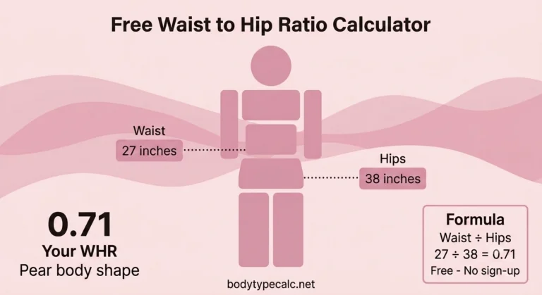 Waist to Hip Ratio Calculator