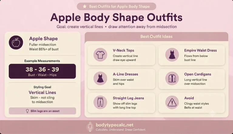 Apple Body Shape Outfits