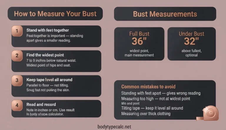 How to Measure Your Bust