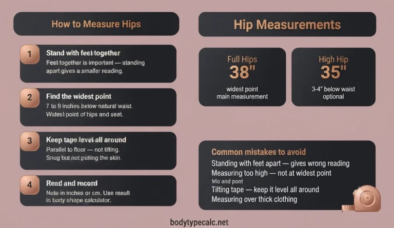 How to Measure Your Hips
