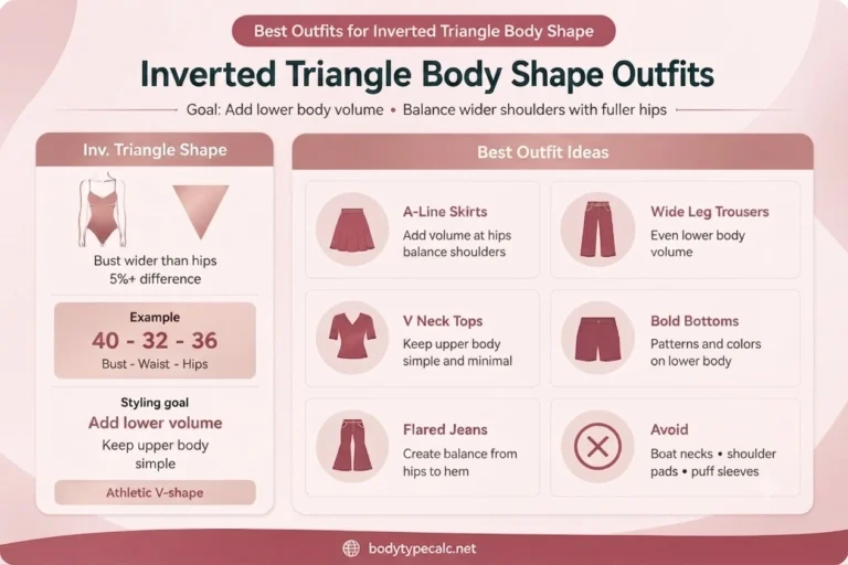 Inverted Triangle Body Shape Outfits