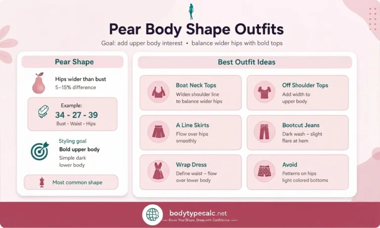 Pear Body Shape Outfits