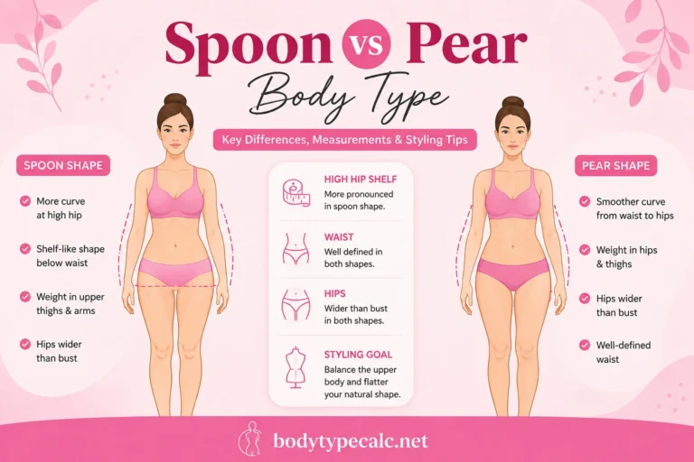Spoon vs Pear Body Type
