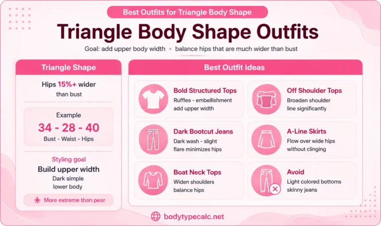Triangle Body Shape Outfits